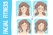 Beauty illustration Facial fitness, a Graphic by Melniklenart (Thumbnail 1 of 3)