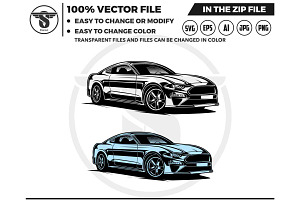 sport car silhouette