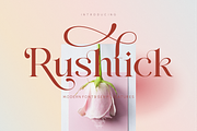 Rushtick, a Serif Font by Penatic Studio (Thumbnail 1 of 10)