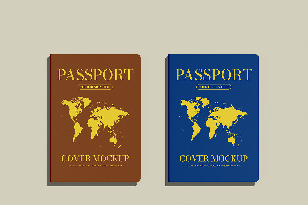 Passport Cover Mockup, a Product Mockup by Bartama Graphic (Photo 3 of 3)