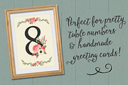 Coral Wedding Flower Numbers, an Illustration by Amanda Ilkov (Thumbnail 4 of 5)