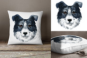 Breeds of dogs - watercolor. Part 3, an Animal Illustration by KatBranchArt (Thumbnail 4 of 5)