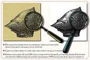 Vintage sword and armor illustration, a Technology Illustration by Mr Vintage (Thumbnail 2 of 13)