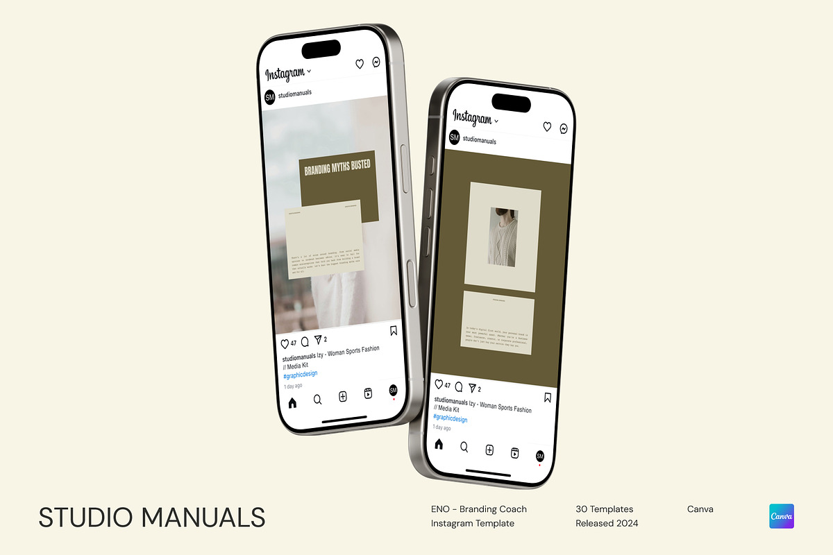 ENO – Branding Coach Instagram, a Social Media Template by Studio Manuals (Photo 3 of 8)