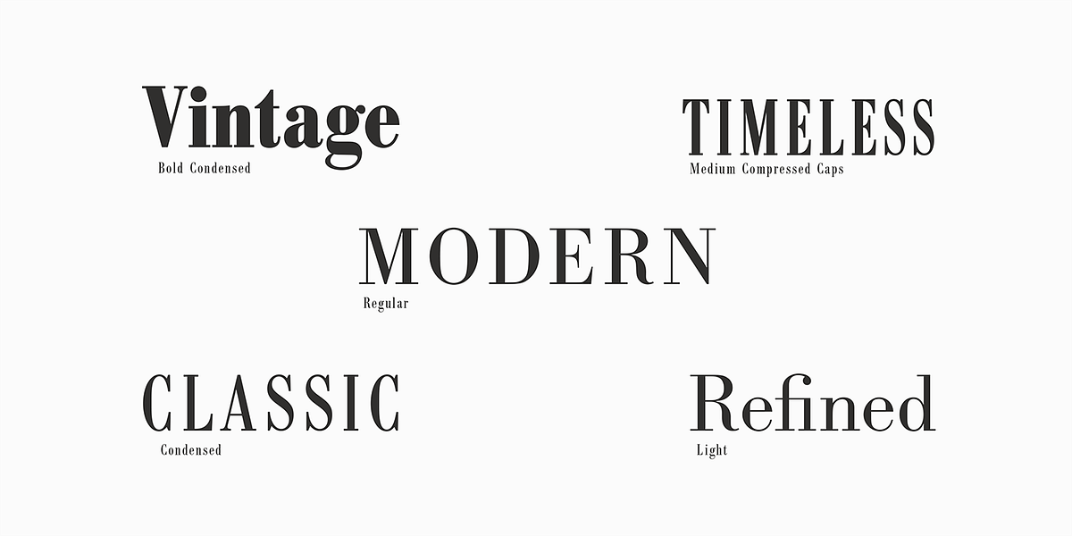 Bodoni Recut FS, a Serif Font by FontSite Inc. (Photo 2 of 5)