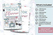 TikTok Printable Planner & Workbook, a Stationery Template by Jennifer Magri Templates (Thumbnail 4 of 8)