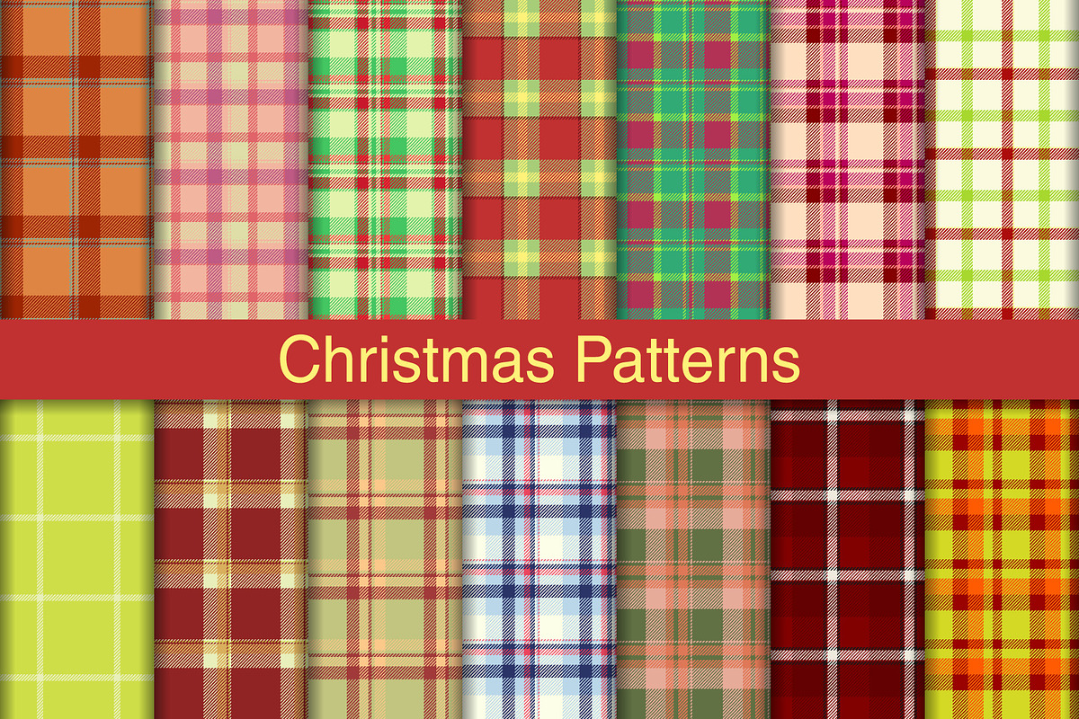 #144 Christmas Patterns, a Pattern Graphic by Plaid4You (Photo 1 of 5)