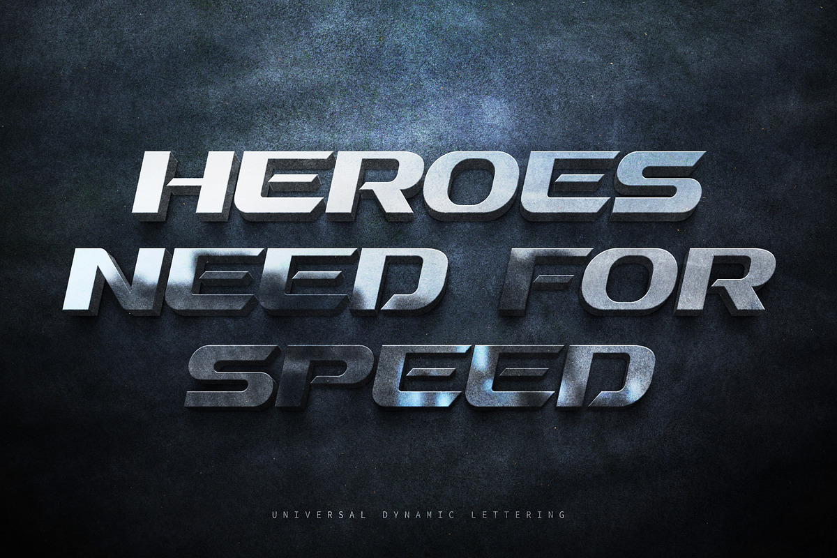 Car Headline Font, a Sans Serif Font by artyway (Photo 3 of 6)