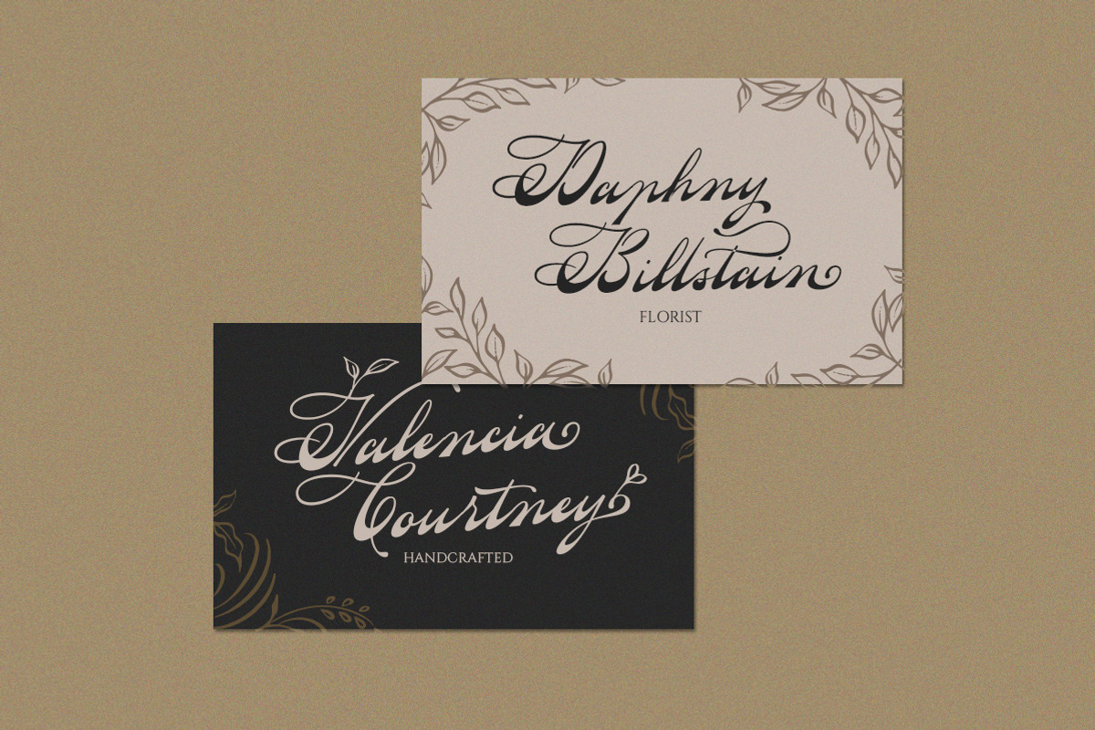 Yesternight - Classic Script, a Script Font by Letterhend Studio (Photo 9 of 10)