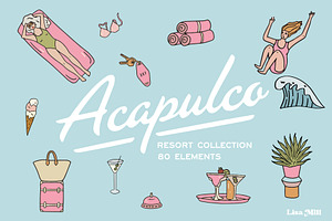 Beach Resort Graphic Bundle