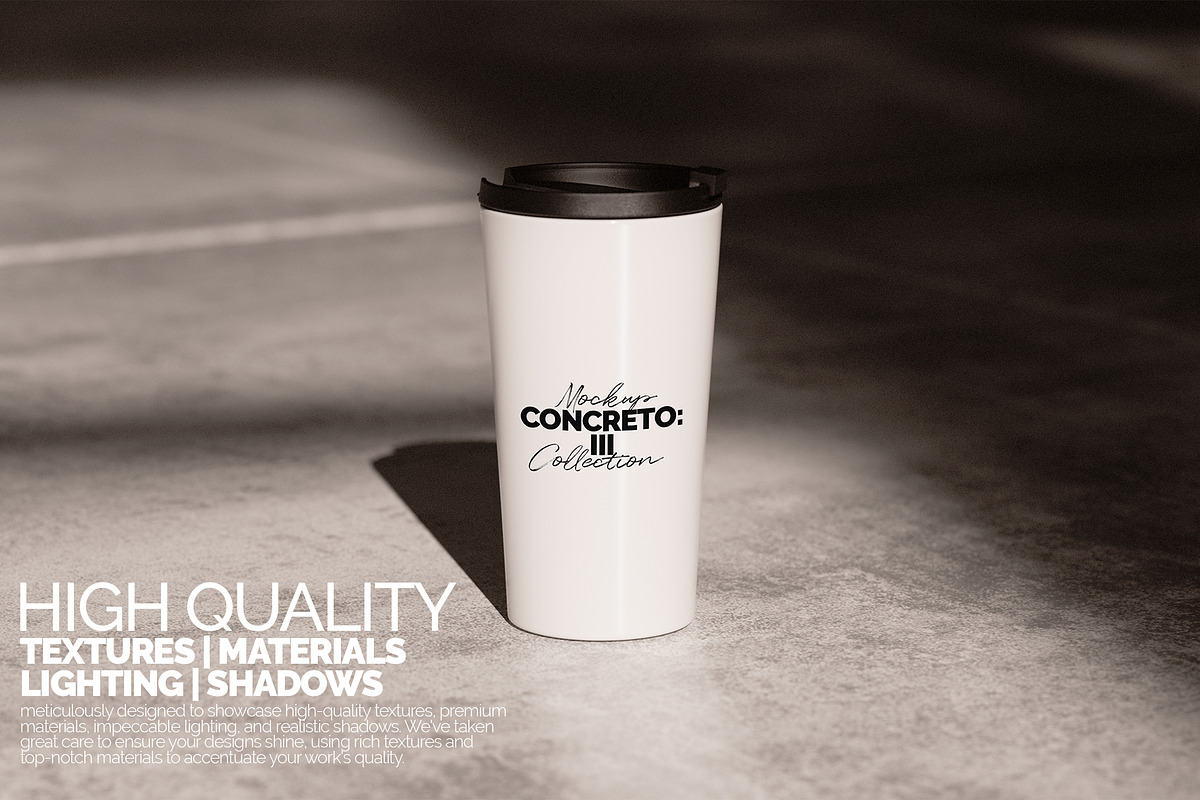 White Cone Tumbler Mockup, a Merchandise Mockup by Banana Mockups (Photo 2 of 5)