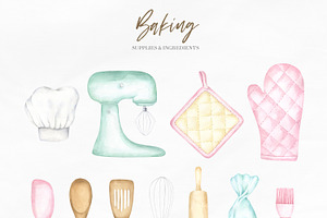 Baking Watercolor Collection