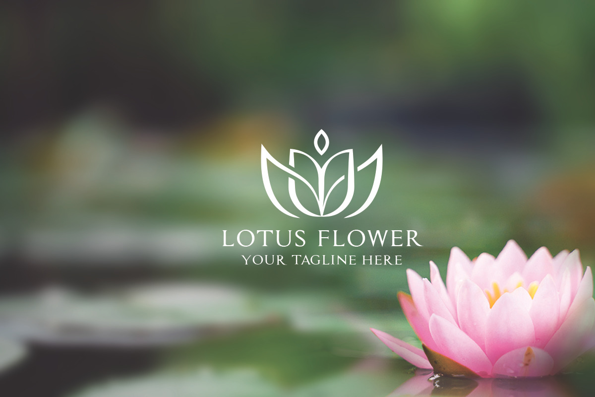 Lotus Flower Logo Template, a Branding & Logo Template by GladicMonster (Photo 1 of 12)