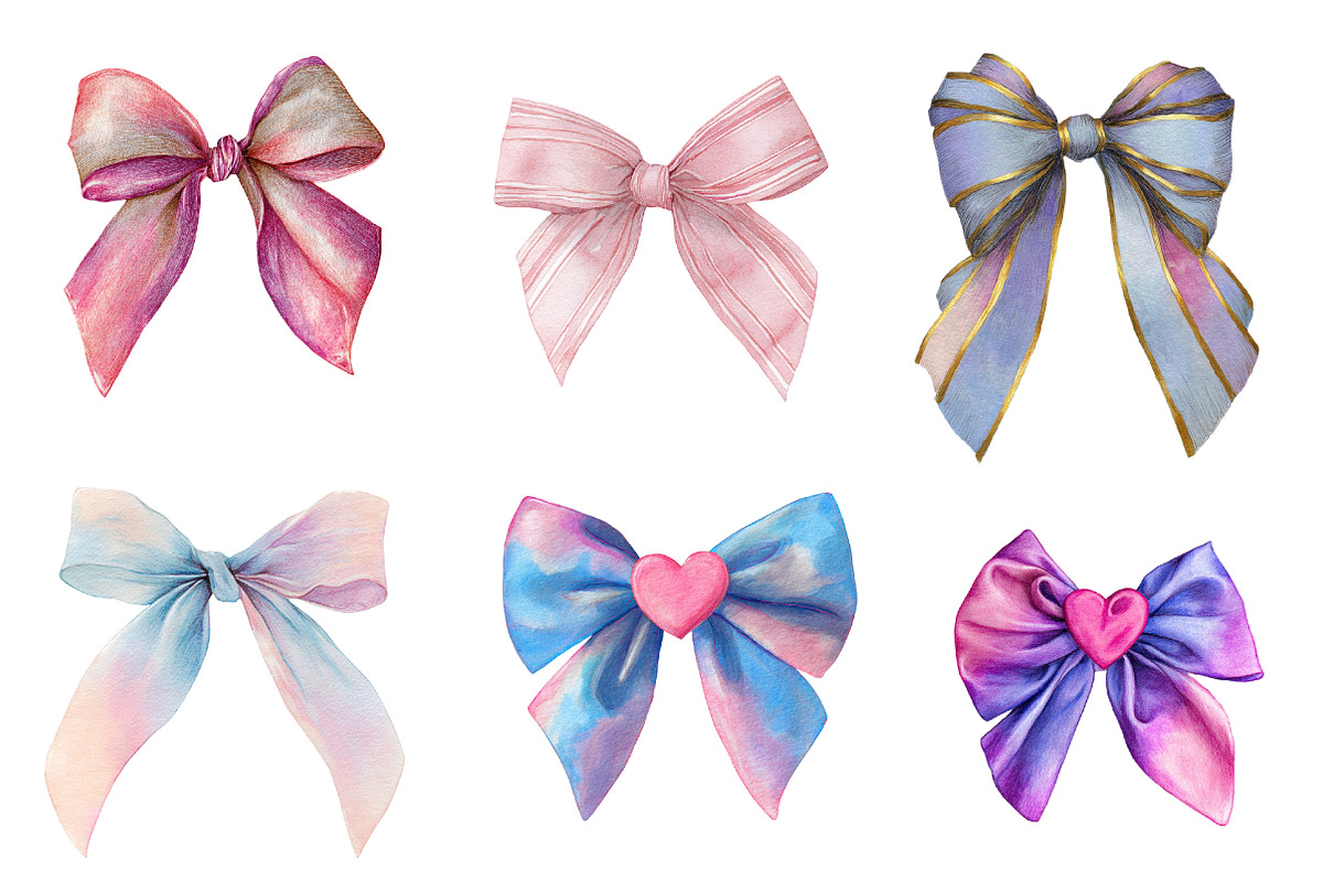 Coquette Ribbon Clipart, Coquette, an Illustration by Designworld (Photo 3 of 5)