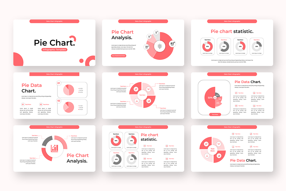 Pie Chart Infographic - Keynote, a Presentation Template by QR Design Studio (Photo 2 of 3)