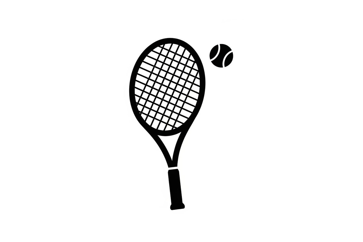 Tennis Racket Icon Silhouette Bundle, an Illustration by Designs_River (Photo 48 of 51)