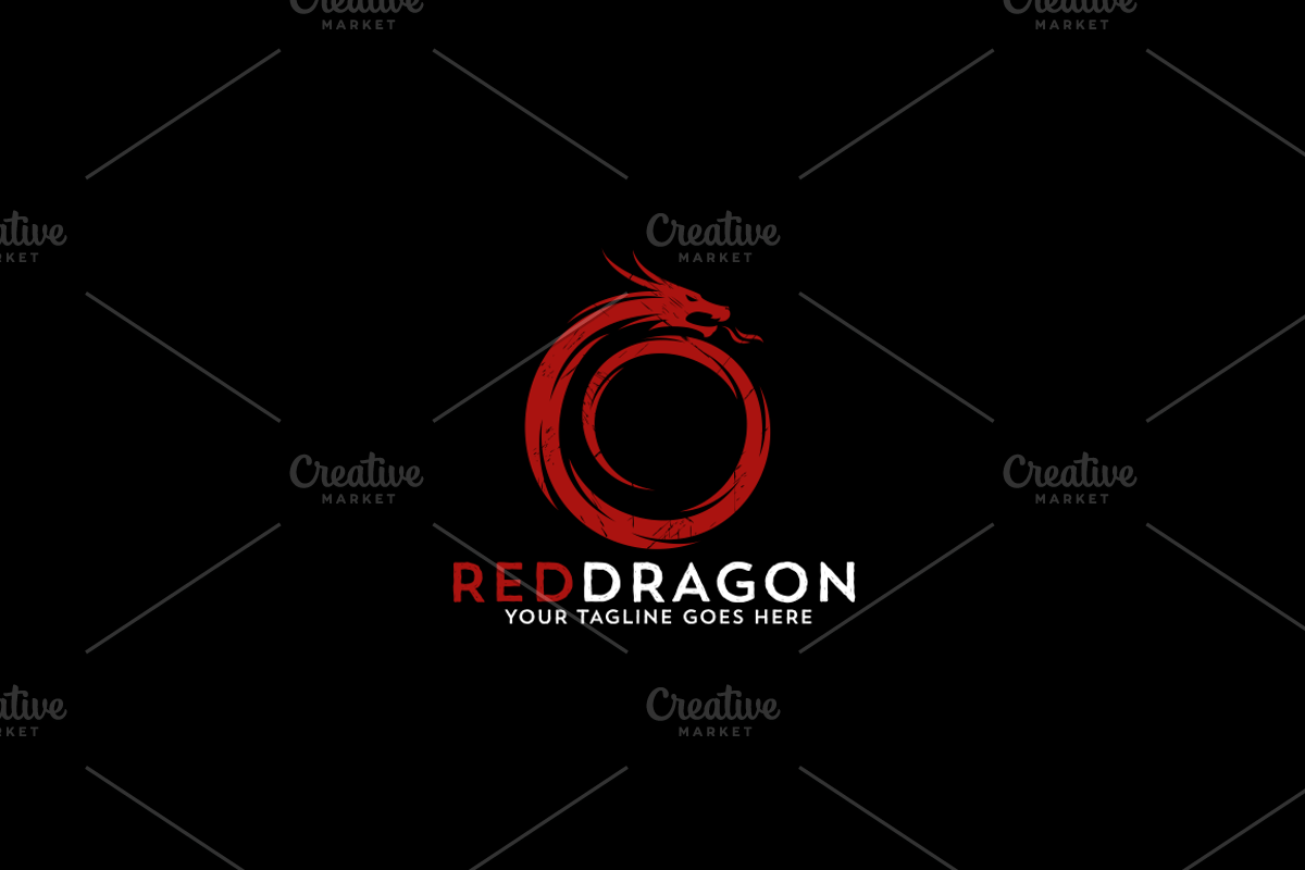 Red Dragon Logo, a Branding & Logo Template by VectorCrow