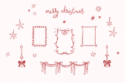 Christmas Hand Drawn Line Art, a Seasonal Illustration by Summer Nightingale Art (Thumbnail 11 of 19)