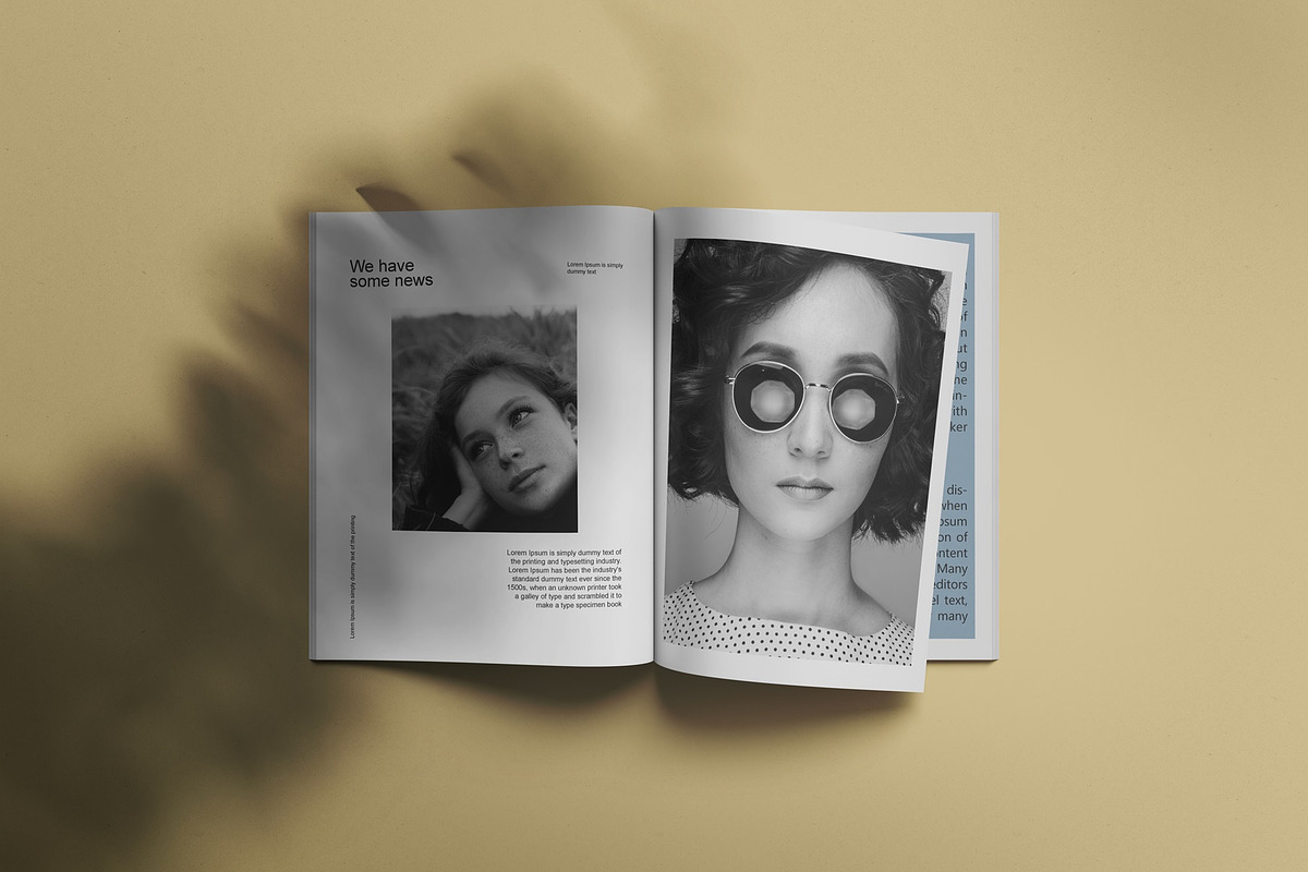 US Letter Magazine Mockups, a Books & Magazine Mockup by Tahtagraphic (Photo 1 of 11)