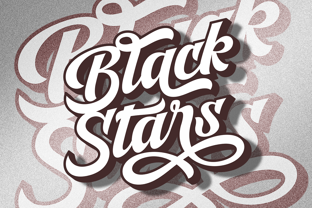 Black Stars - Graffiti Style, a Font by Sign Studio (Photo 8 of 8)