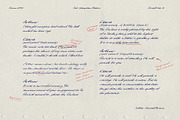 First Draft - Rough Handwritten Font, a Handwritten Font by AndrewPixelType (Thumbnail 9 of 13)