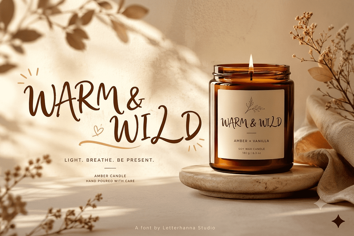 Swiftbloom Casual Handwritten, a Handwritten Font by Letterhanna Studio (Photo 2 of 9)