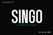 Singo | Sans Display Font, a Sans Serif Font by Ardana Creative (Thumbnail 1 of 17)