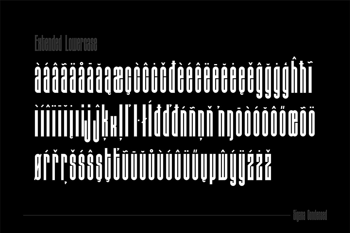 Sigana - Modern Display Font, a Sans Serif Font by Nenjo Studio (Photo 8 of 9)