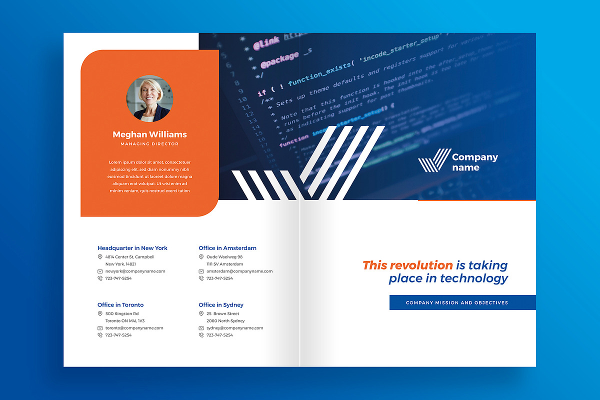 Bifold Technology Brochure, a Brochure Template by Better Be a Designer (Photo 5 of 6)