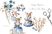 At The Mice Tea Party Collection, an Animal Illustration by Pati Paints (Thumbnail 11 of 14)