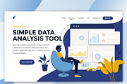 Landing page template on various top, a Food Illustration by Creative Graphics (Thumbnail 8 of 12)