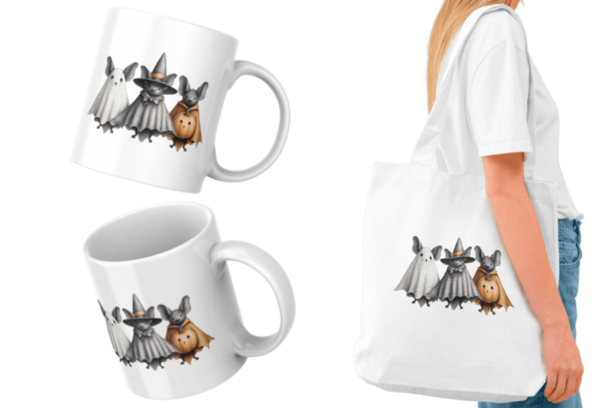 Halloween Bats Clipart, an Illustration by Markicha Art (Photo 2 of 4)