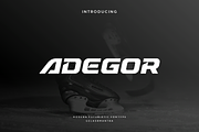 Adegor, a Font by garismantra (Thumbnail 1 of 4)