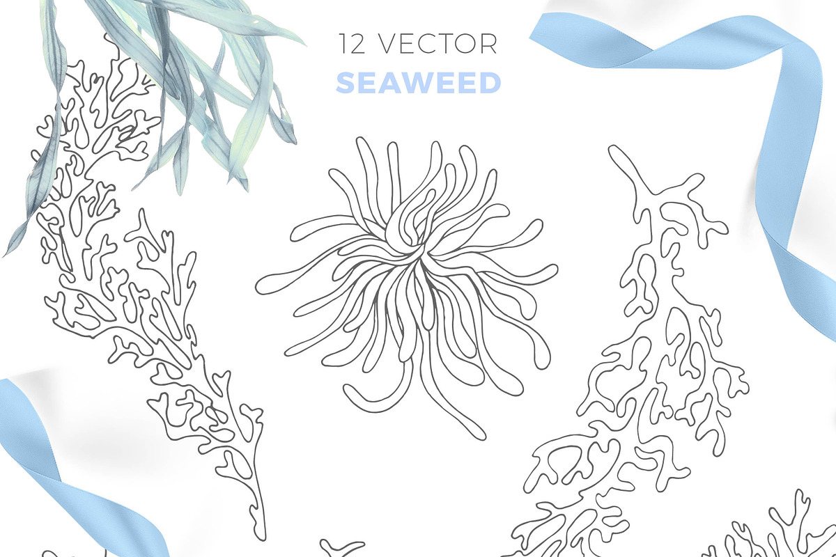 Mermaid Poetry. Lineart & Watercolor, an Illustration by EYWA ART (Photo 7 of 12)