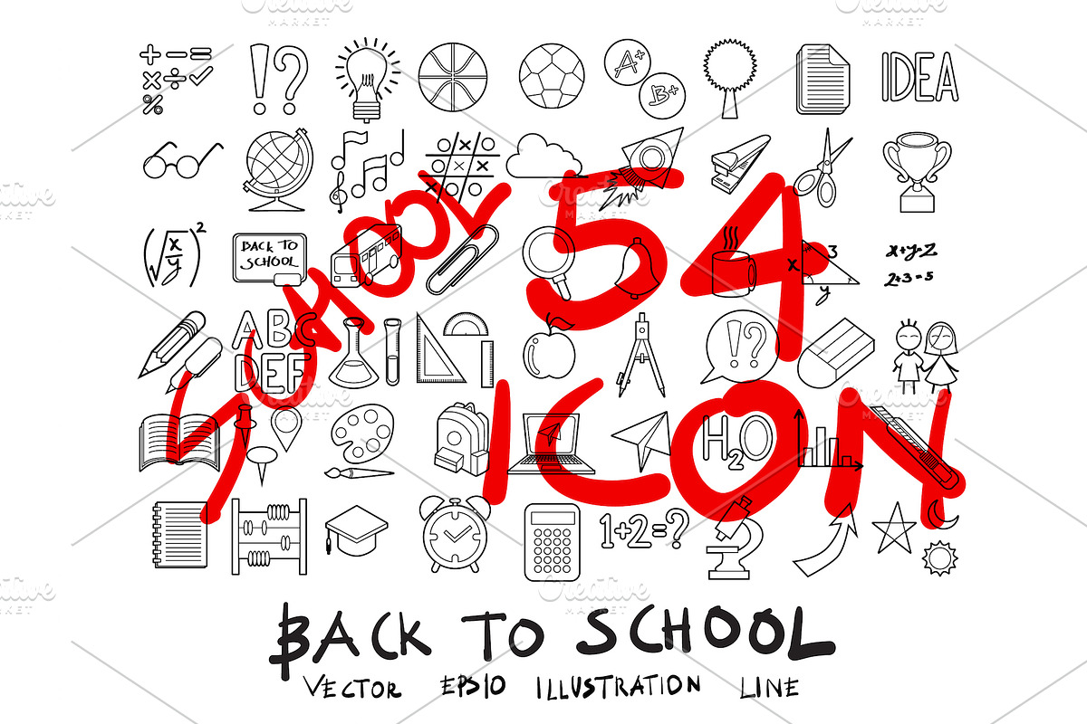 520 Line icons set, an Outline Icon by TKDoodle (Photo 6 of 8)