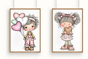 Goofy Valentine Human Cartoon Pack, a Person Illustration by RobertsArt (Thumbnail 7 of 7)