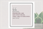 GRUNGE Social Media Quote Banners, a Social Media Template by Vova (Thumbnail 4 of 10)