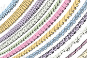 Ruffle Brushes For Procreate, a Brush Add-On by NaomiArts (Thumbnail 3 of 4)