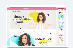 Linda Miller - WordPress Elementor, a WordPress Template by Cubex Design