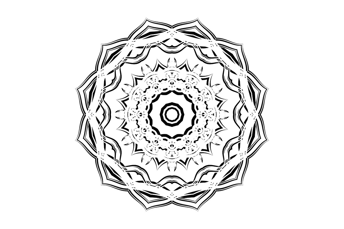 Elegant Mandala Line Art Collection, a Decorative Illustration by NJ Himel (Photo 33 of 101)