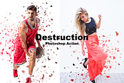 Destruction Photoshop Action, an Action Add-On by Grishka89 (Thumbnail 1 of 5)