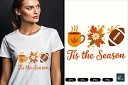 Retro Football Coquette Bow Png, a Seasonal Illustration by Unique Design Team (Thumbnail 4 of 7)