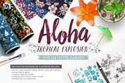 Aloha! Tropical Explosion Collection, an Object Graphic by Sault Design (Thumbnail 1 of 5)