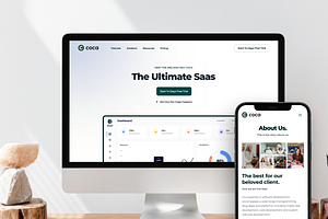 Coca - Saas & Startup Website