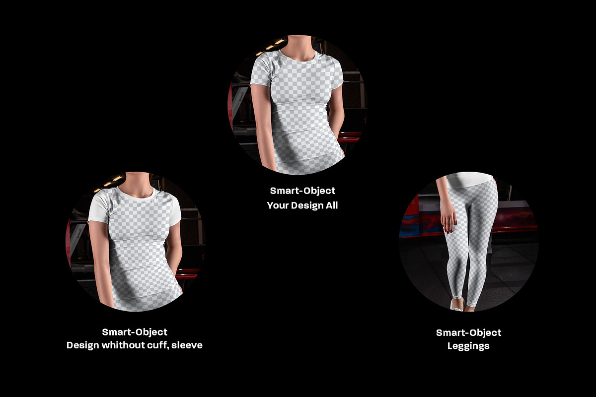 Sports T-Shirts and Leggings Mockups, a Shirt Mockup by Grow Design Craft Studio (Photo 6 of 7)