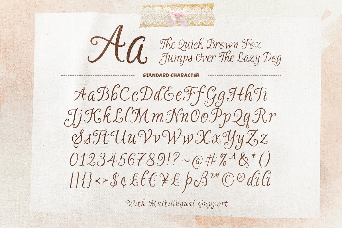 Sparkling Fairy - Whimsical Script, a Script Font by Sarid Ezra (Photo 9 of 11)