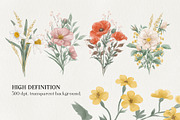Floral Tales Wedding cards & clipart, an Invitation Template by Garden in frame (Thumbnail 6 of 10)