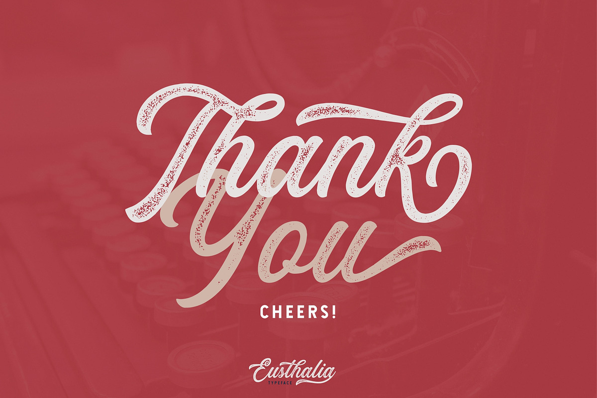 Eusthalia Typeface, a Script Font by YdhraStudio (Photo 11 of 11)
