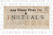 1529 Champ Fleury Pro Set, a Font by GLC Foundry (Thumbnail 1 of 3)