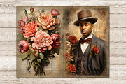 Valentines Day Junk Journal Paper, a Seasonal Illustration by GlamArtZhanna (Thumbnail 7 of 9)